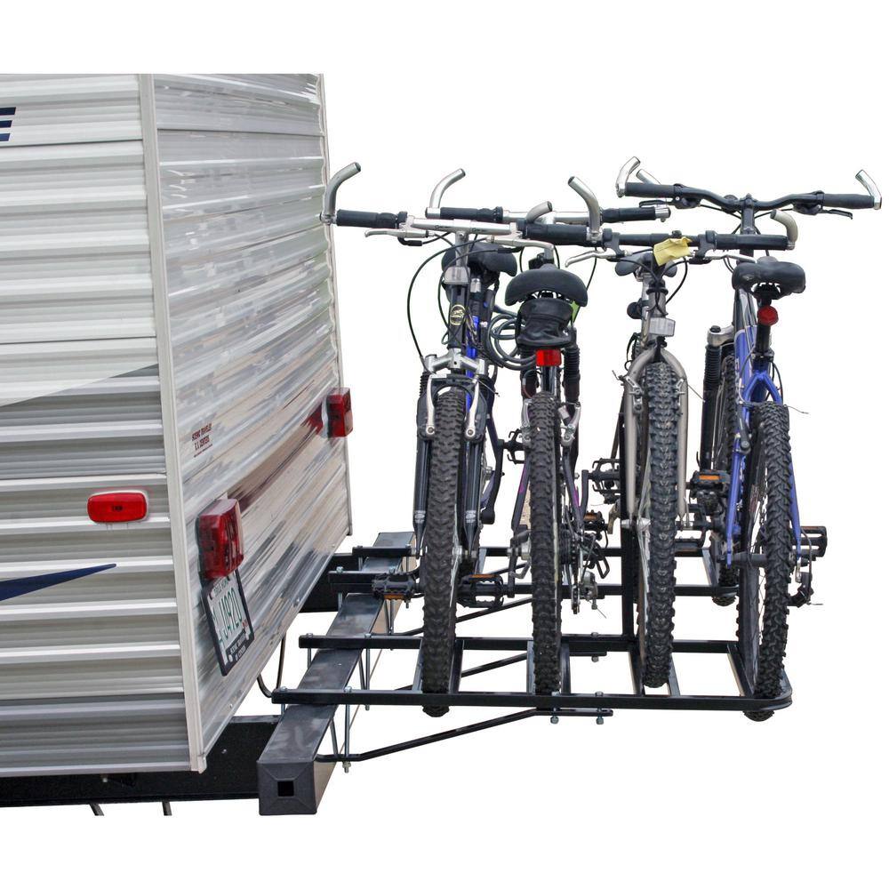 Elevate Outdoor BC4BM 140 lbs. 4-Bike Steel RV Bumper Bike Rack