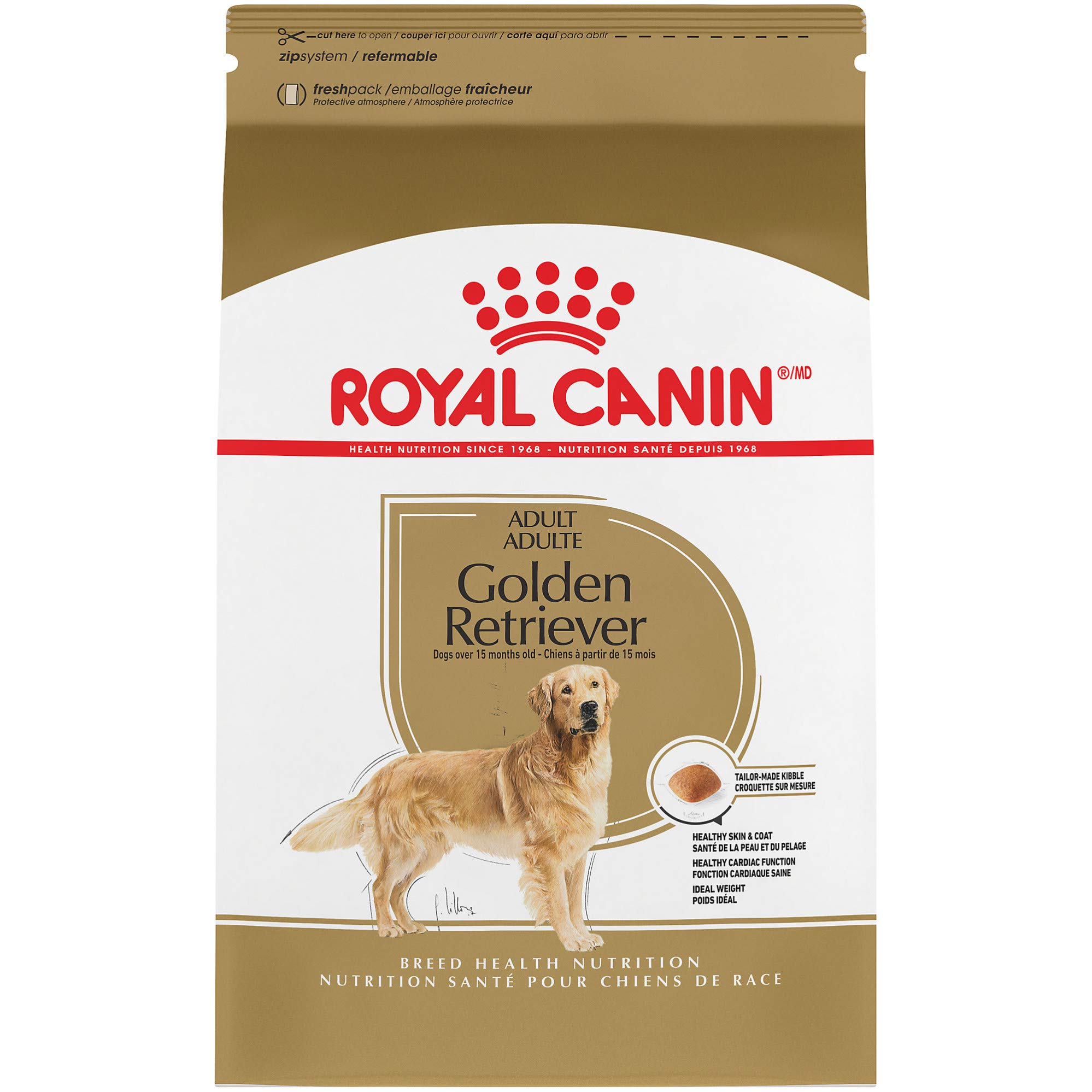 Royal Canin Golden Retriever Adult Dry Dog Food. 30 lb bag