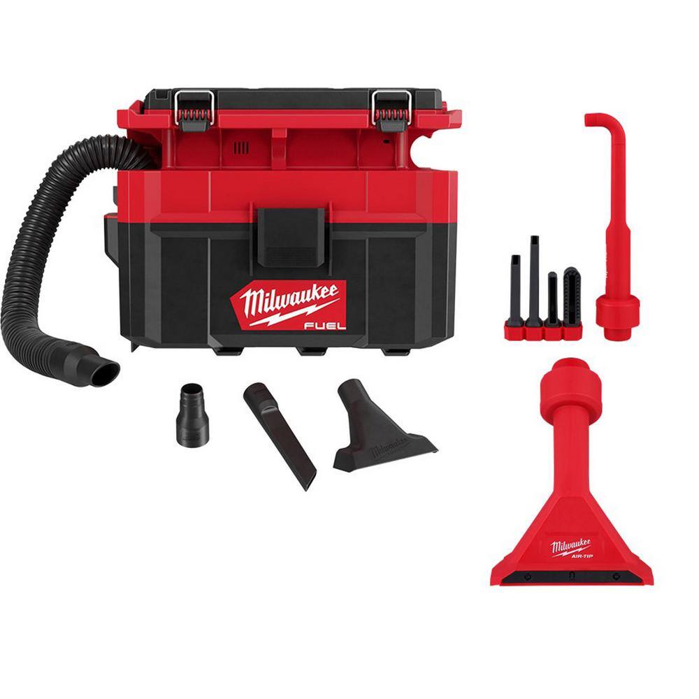 Milwaukee 0970-20-49-90-2026-49-90-2032 M18 FUEL PACKOUT Cordless 2.5 Gal Wet/Dry Vac
