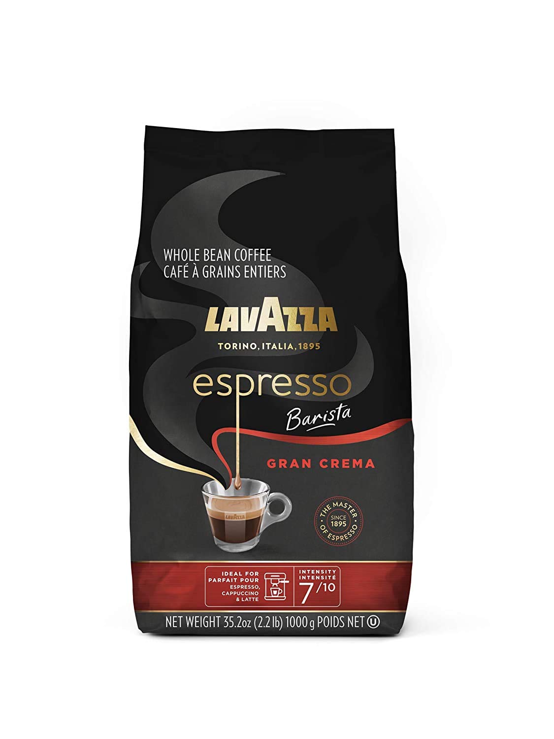 Lavazza Espresso Barista Gran Crema Whole Bean Coffee Blend. Medium Espresso Roast. Oz Bag (Packaging May Vary) Barista Gran Crema - 2.2 LB. 35.2 Ounce