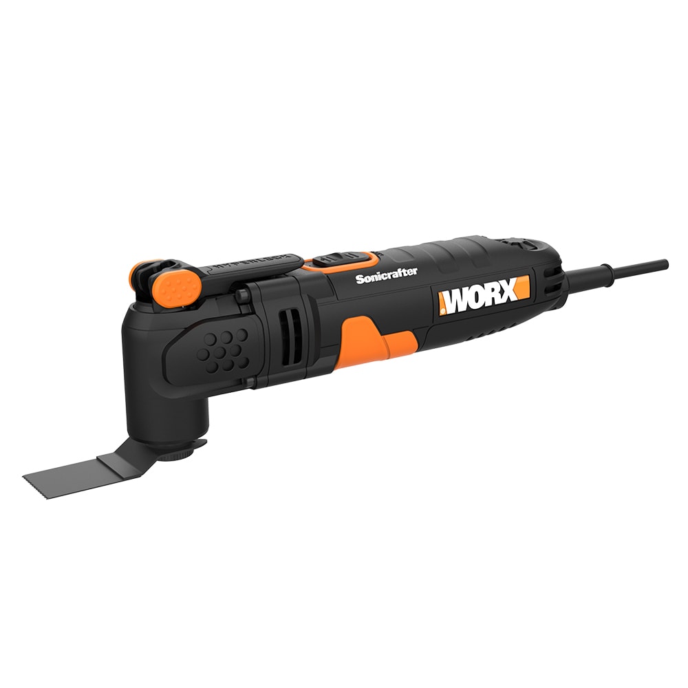 WORX Power Share 30-Piece 3-Amp Variable Speed Oscillating Multi-Tool Kit with Soft Case