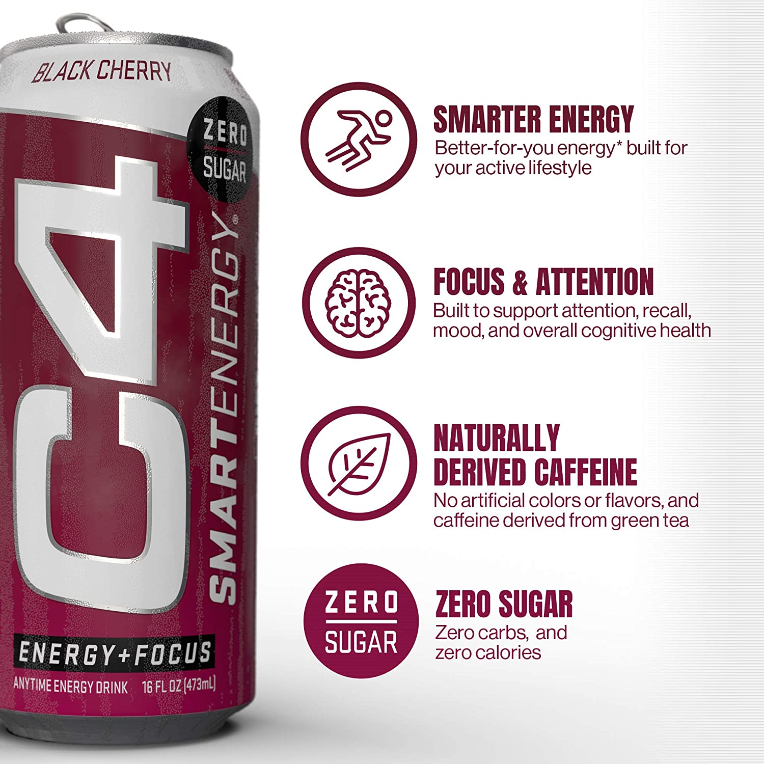 Cellucor C4 Smart Energy Black Cherry 16oz 12pack