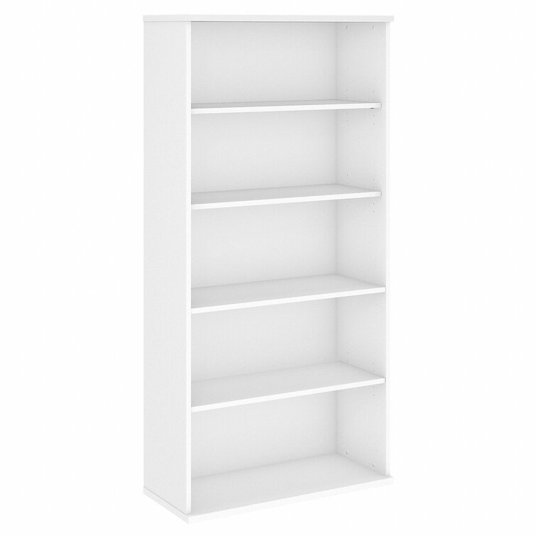 Bush Business Furniture Hybrid 73” H x 36” W Standard Bookcase - White