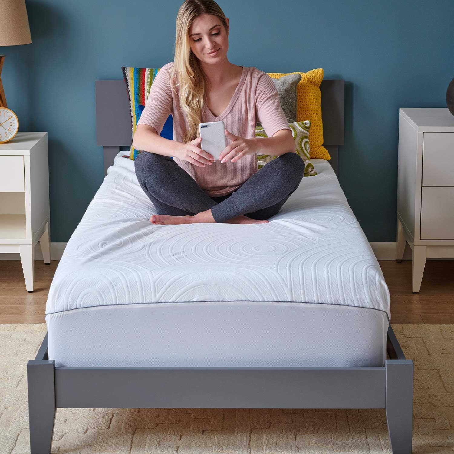 Tempur-Pedic Protect Waterproof Mattress Protector. Twin XL. White