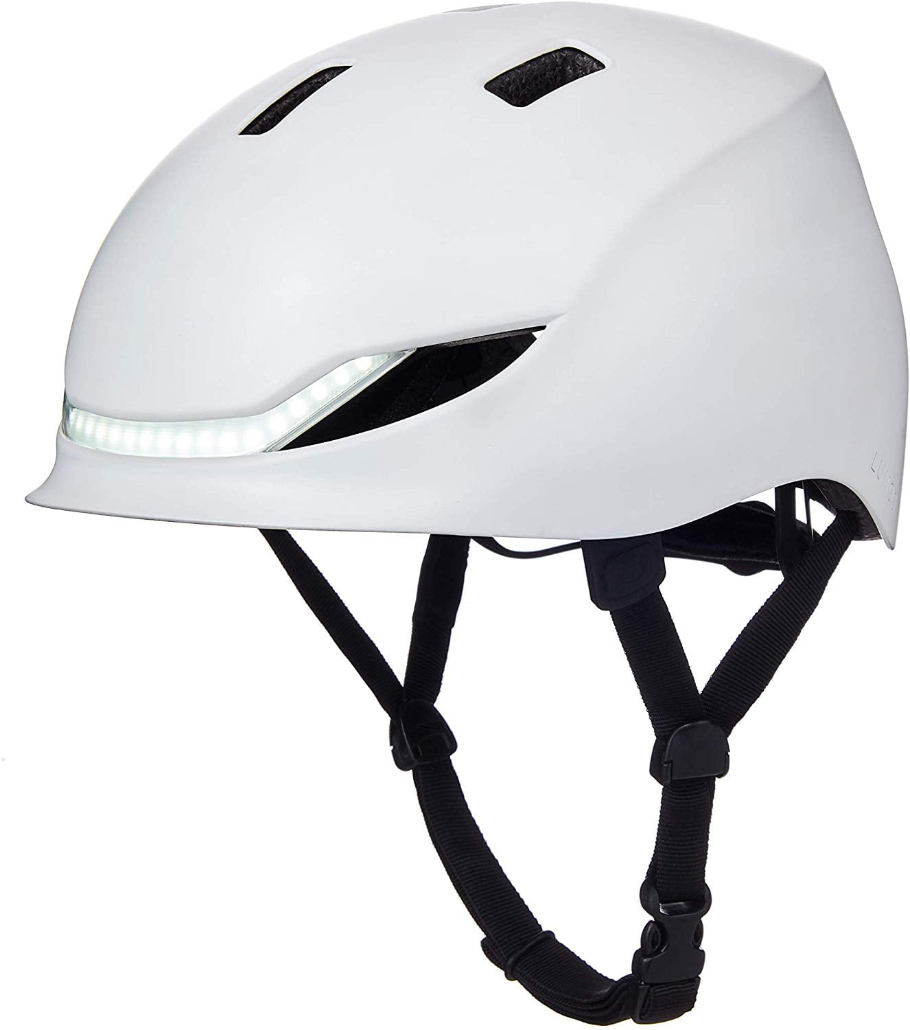Lumos Matrix White Adult 56-61cm LED Bike Helmet