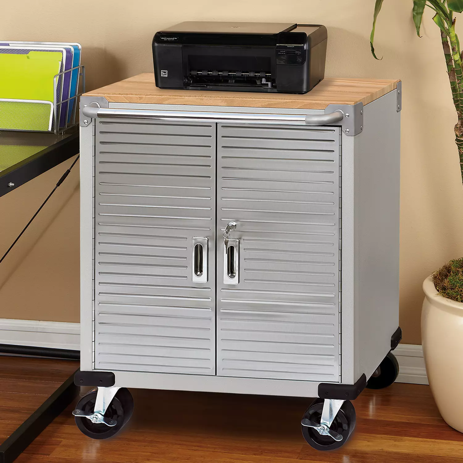 Ultra HD 2-Door Rolling Cabinet