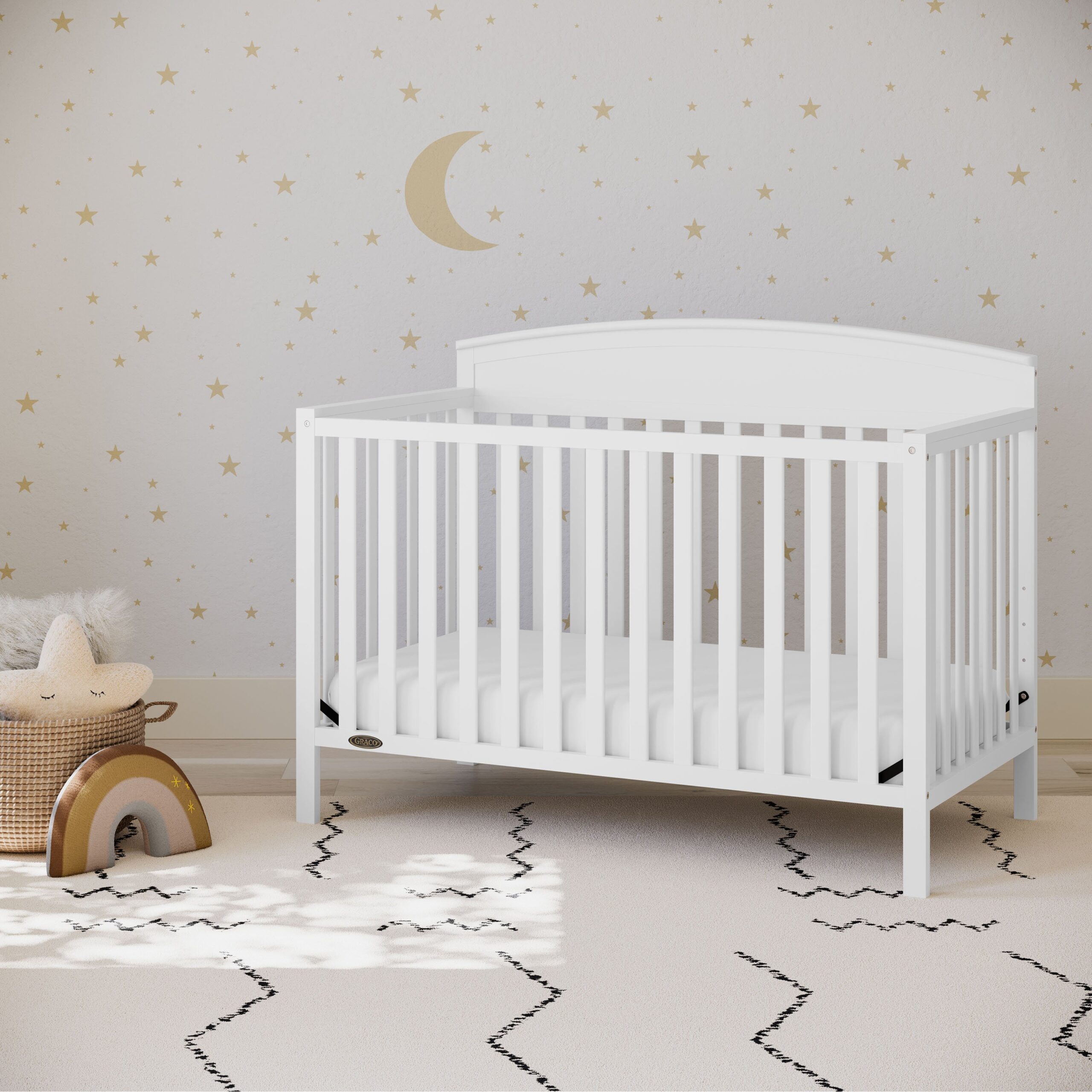Graco Benton 4-in-1 Convertible Crib - White