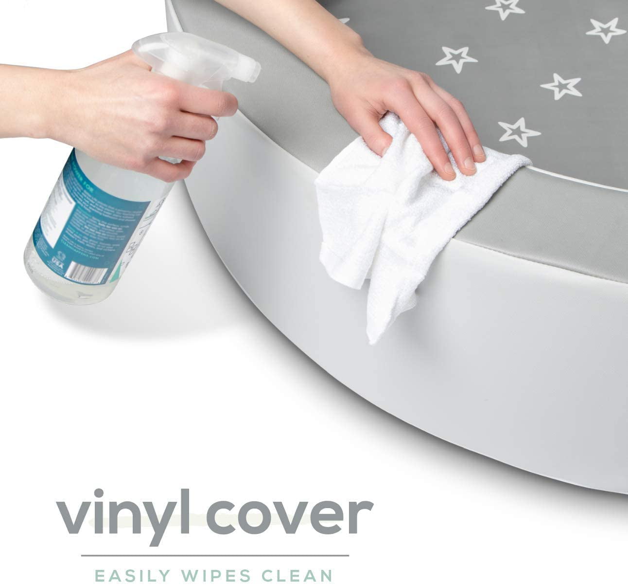 Milliard Ball Pit / Professional Quality / for Toddlers and Baby (Grey and White)