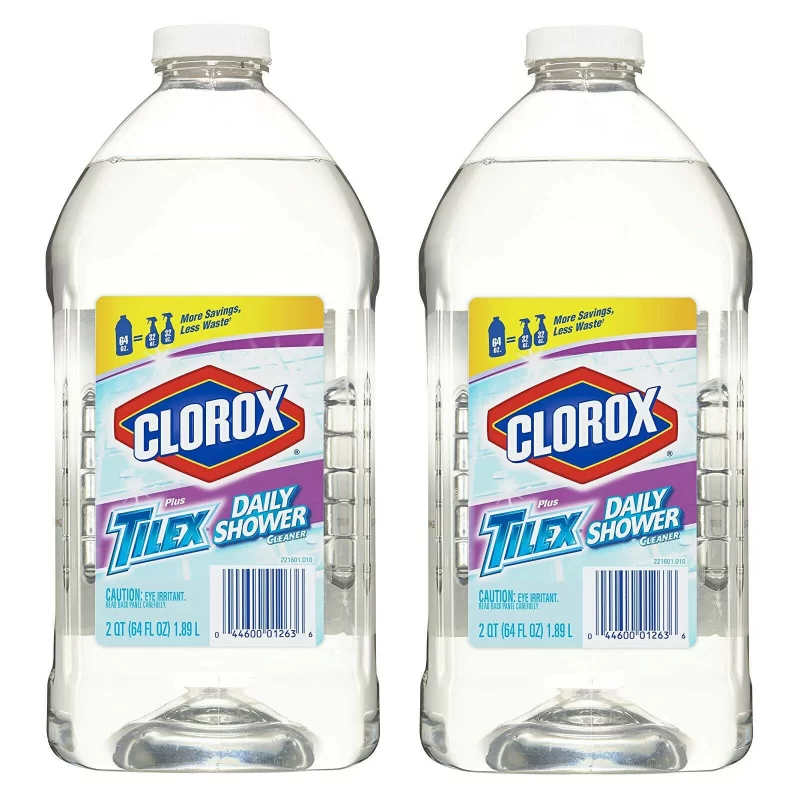 Tilex Daily Shower Cleaner Spray Refill 64 Oz Bottle Fresh Shower 2 pack