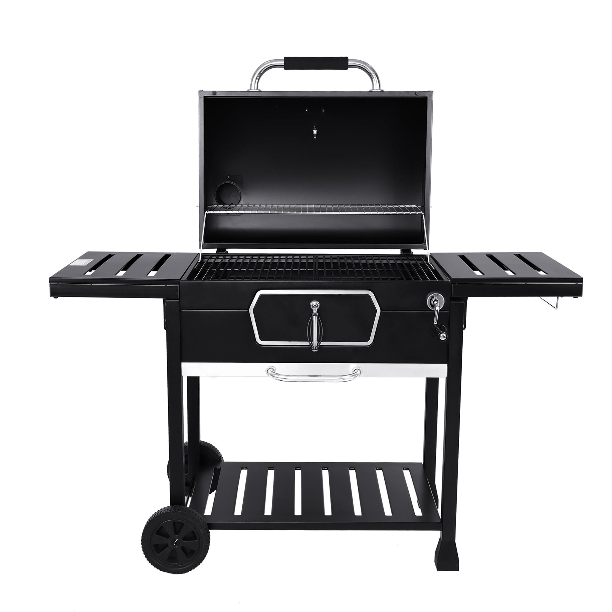 Royal Gourmet 30″ CD2030AN Deluxe Charcoal Grill. BBQ Smoker Picnic Camping Patio Backyard Cooking. Black