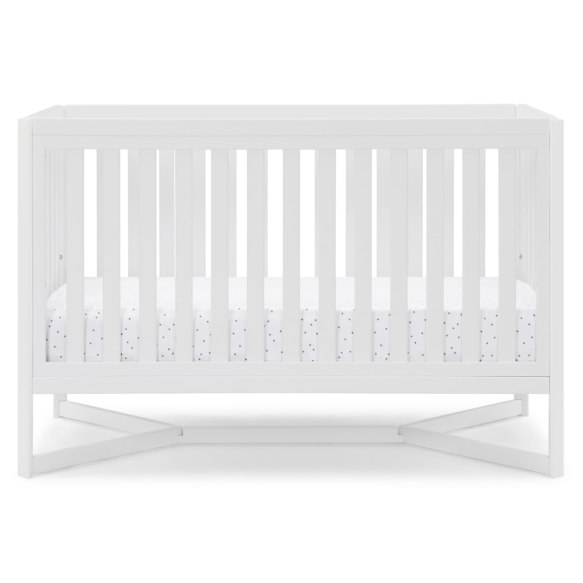 Delta Children Tribeca 4-in-1 Baby Crib. Bianca White