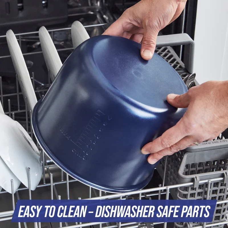 Blue Diamond CC004430-001 6QT Ceramic Nonstick Weekday Wonder 16-in-1 Pressure Cooker. Slow Cooker and More