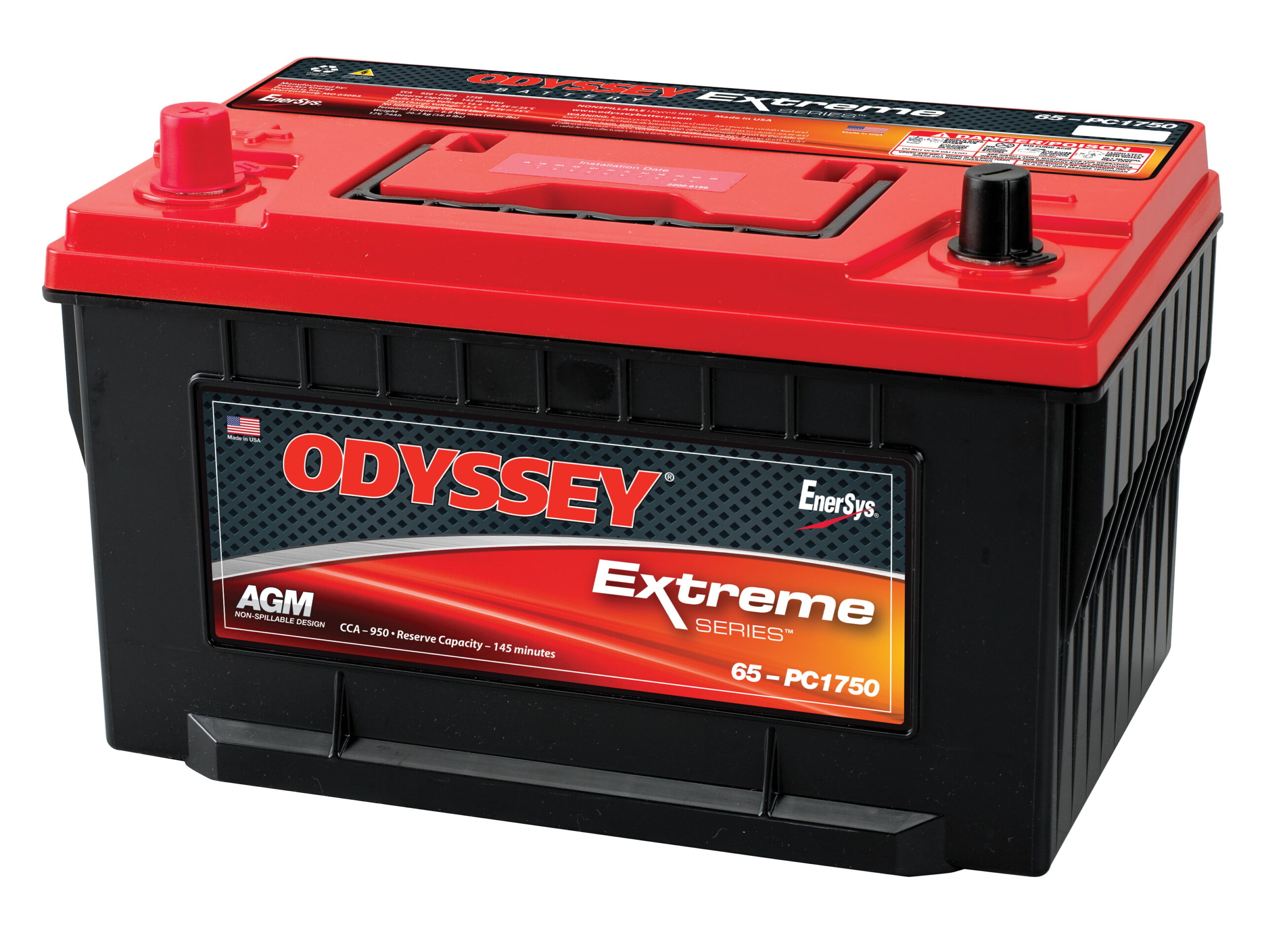 ODYSSEY Extreme Battery - ODX-AGM65 (65-PC1750)