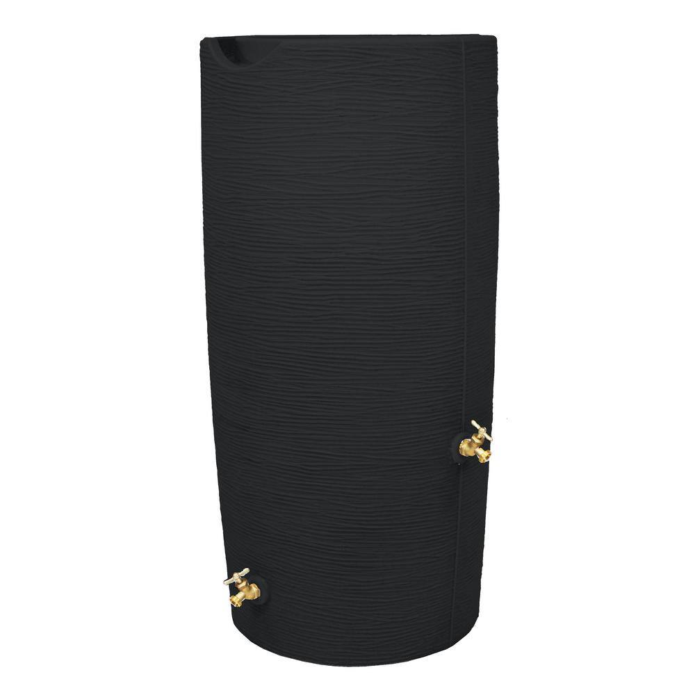 Good Ideas IM-STO050-BLK 50 Gal. Impressions Stone Rain Barrel