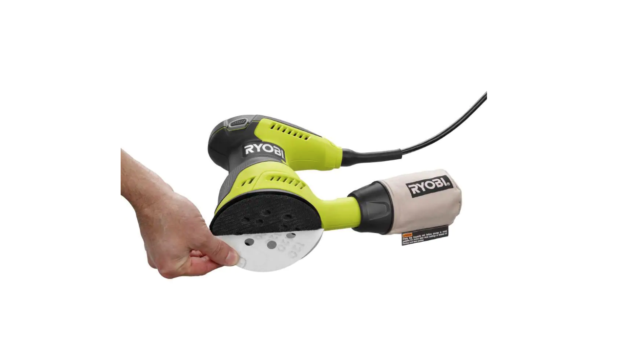 RYOBI RS290G 2.6 Amp Corded 5 in. Random Orbital Sander
