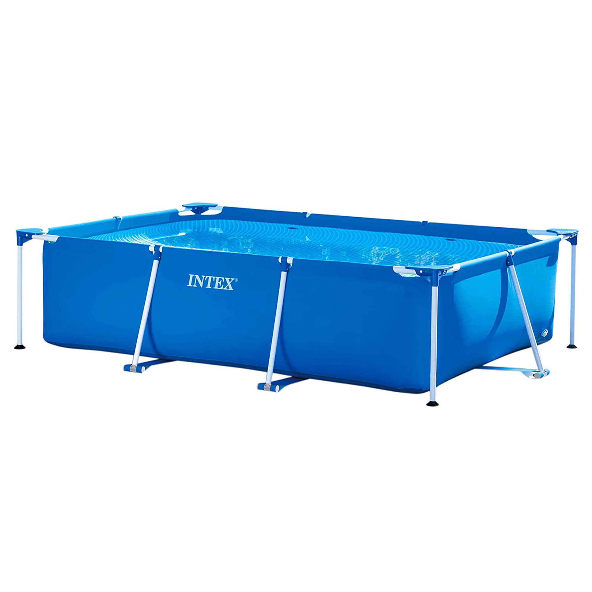 Intex 86″ x 23″ Rectangular Frame Above Ground Outdoor Splash Swimming Pool.Rectangle