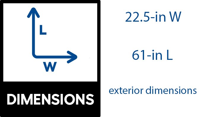 The Energy Guardian Folding Attic Ladder Cover 22.5-in X 61-in Trussed Pull-Down Ladder Cover