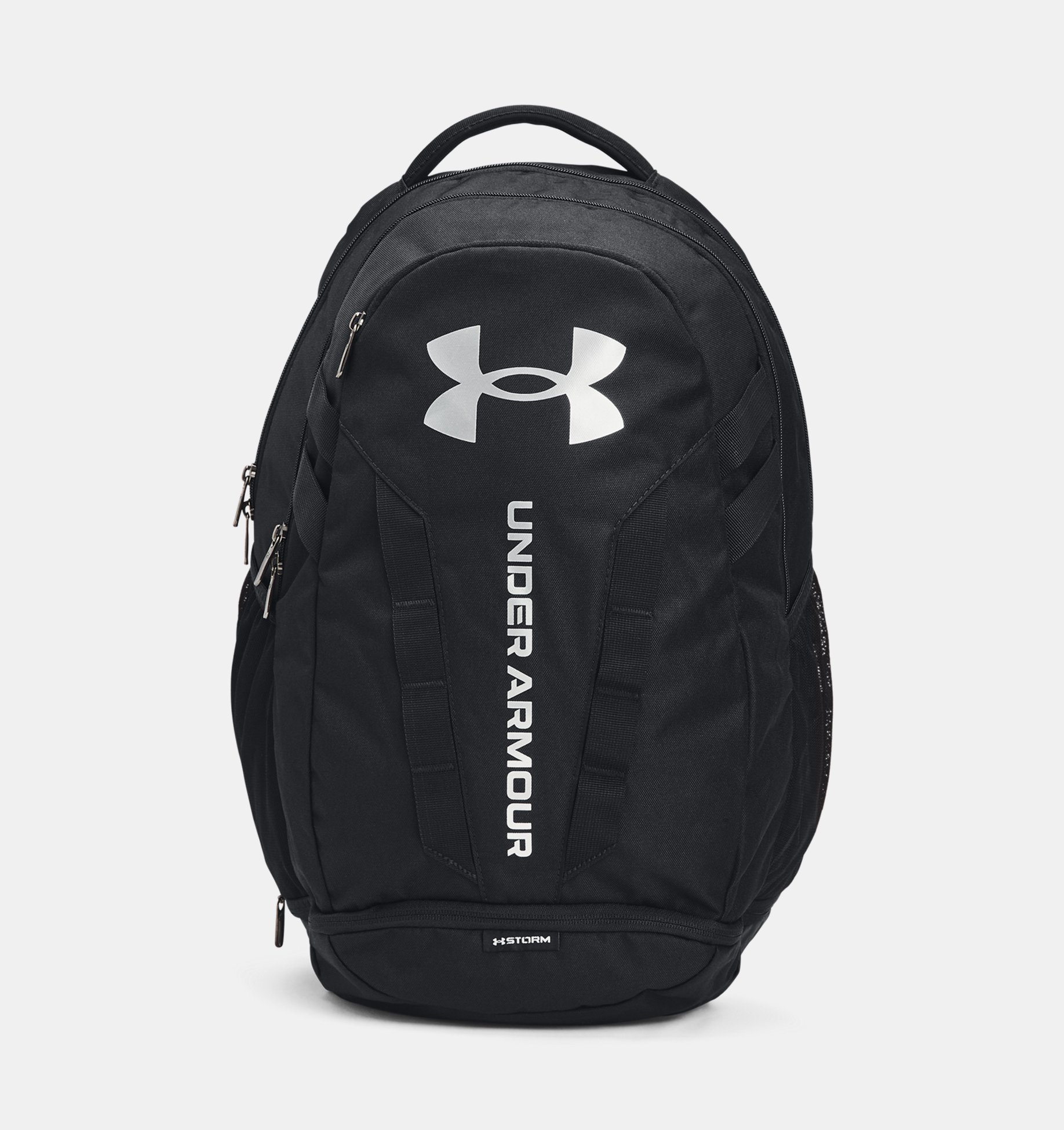 UA Hustle Backpack - Black/Silver