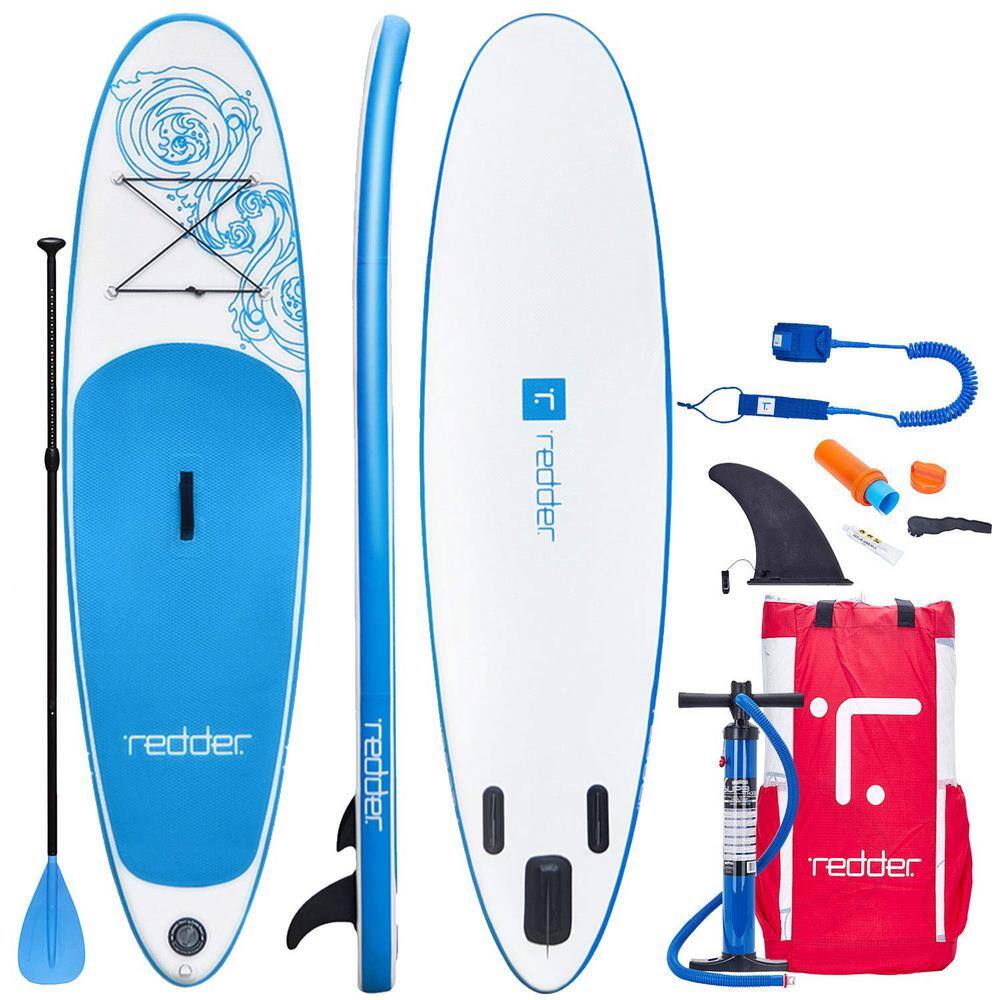 redder 111308001 Vortex 10 ft. Premium Inflatable Stand Up Paddle Board with Full SUP Accessories