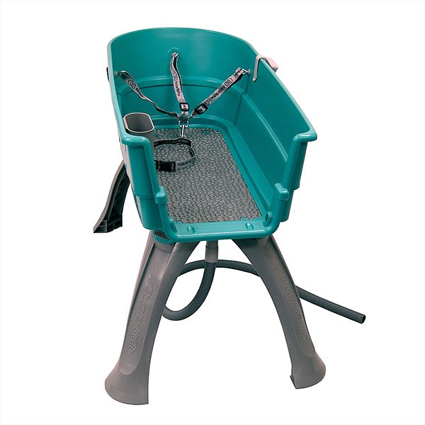 Booster Bath Elevated Dog Bathing & Grooming Center (Teal)