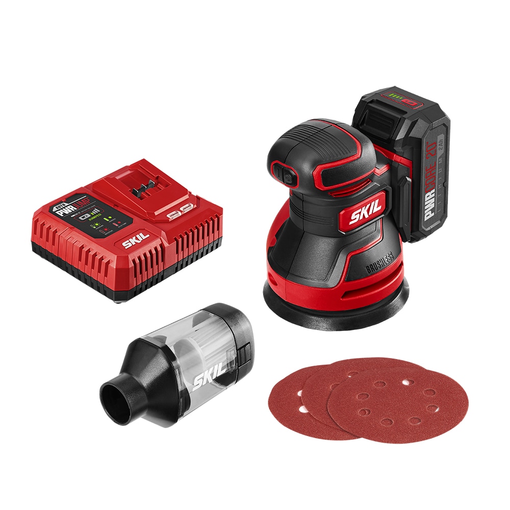SKIL PWR CORE 20-Volt Cordless Variable Speed Random Orbital Sander with Dust Management