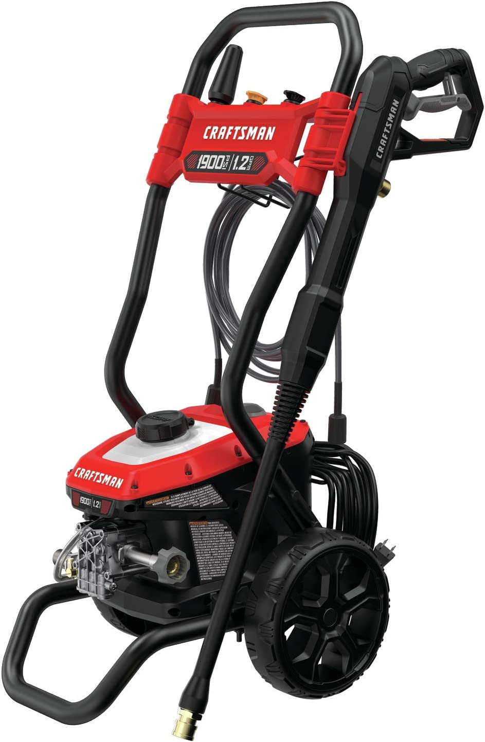 CRAFTSMAN Electric Pressure Washer. Cold Water. 1900 -PSI. 1.2-GPM. Corded (CMEPW1900)
