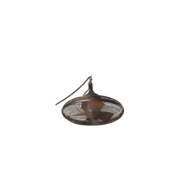 Allen + Roth Harbor Breeze Valdosta 20-in Oil Rubbed Bronze Indoor/Outdoor Ceiling Fan (3-Blade) L1120H