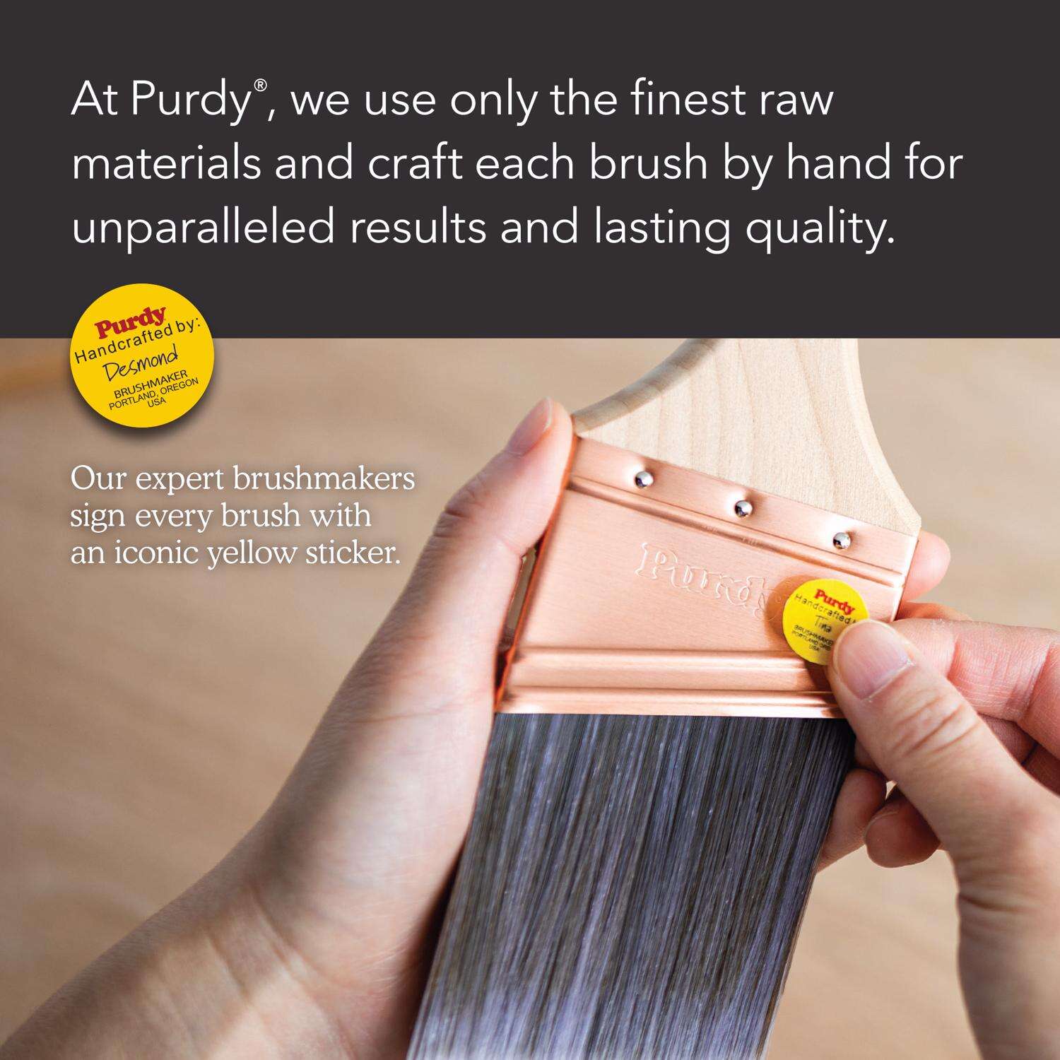 Purdy Pro-Extra Swan 3 in. Stiff Flat Wall Brush
