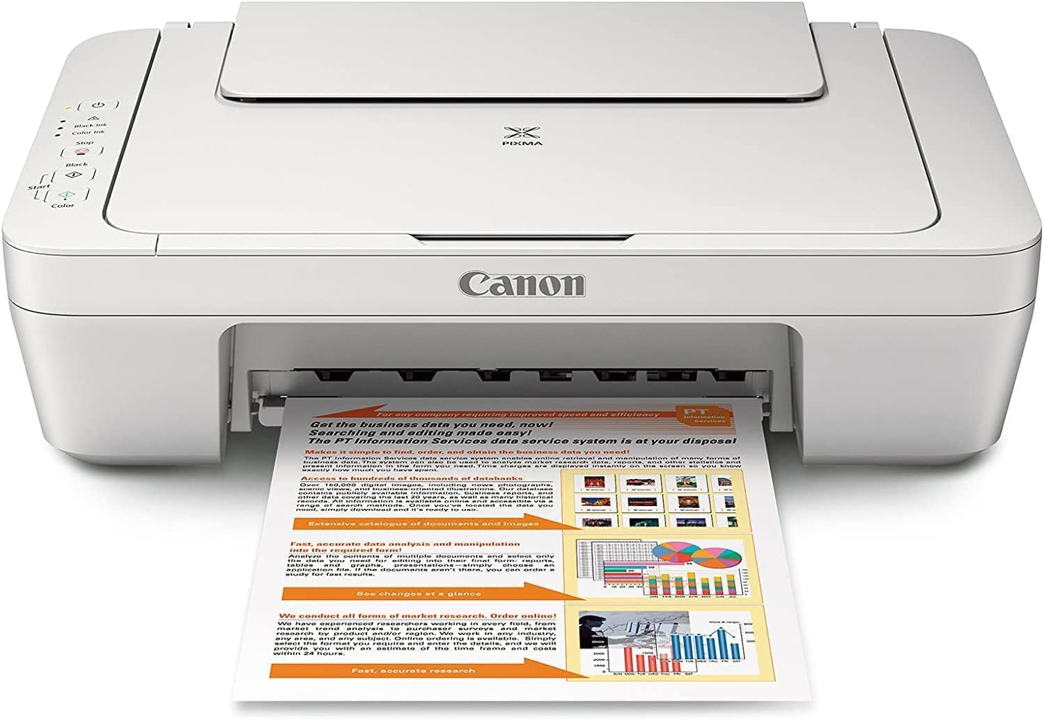 Canon PIXMA MG2522 Wired All-in-One Color Inkjet Printer