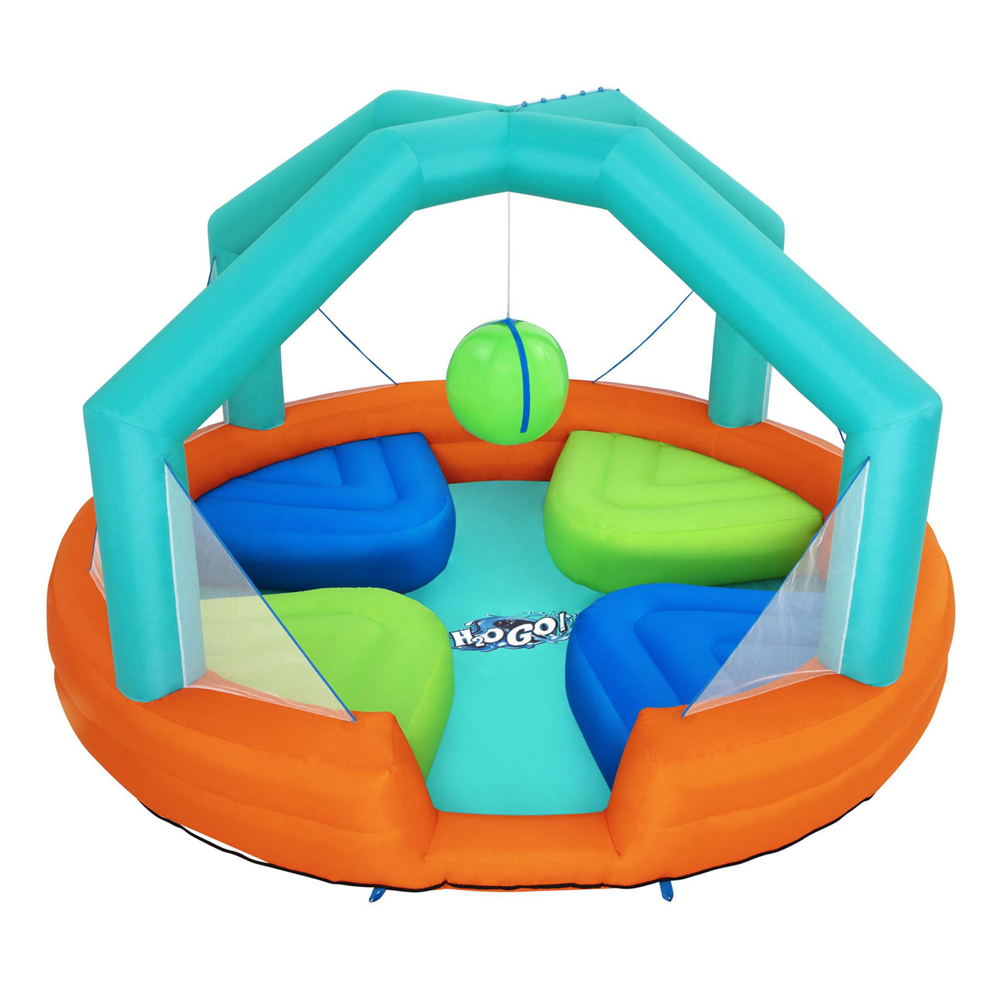 Bestway H2OGO! Dodge & Drench Kids Inflatable Water Park with Air Blower
