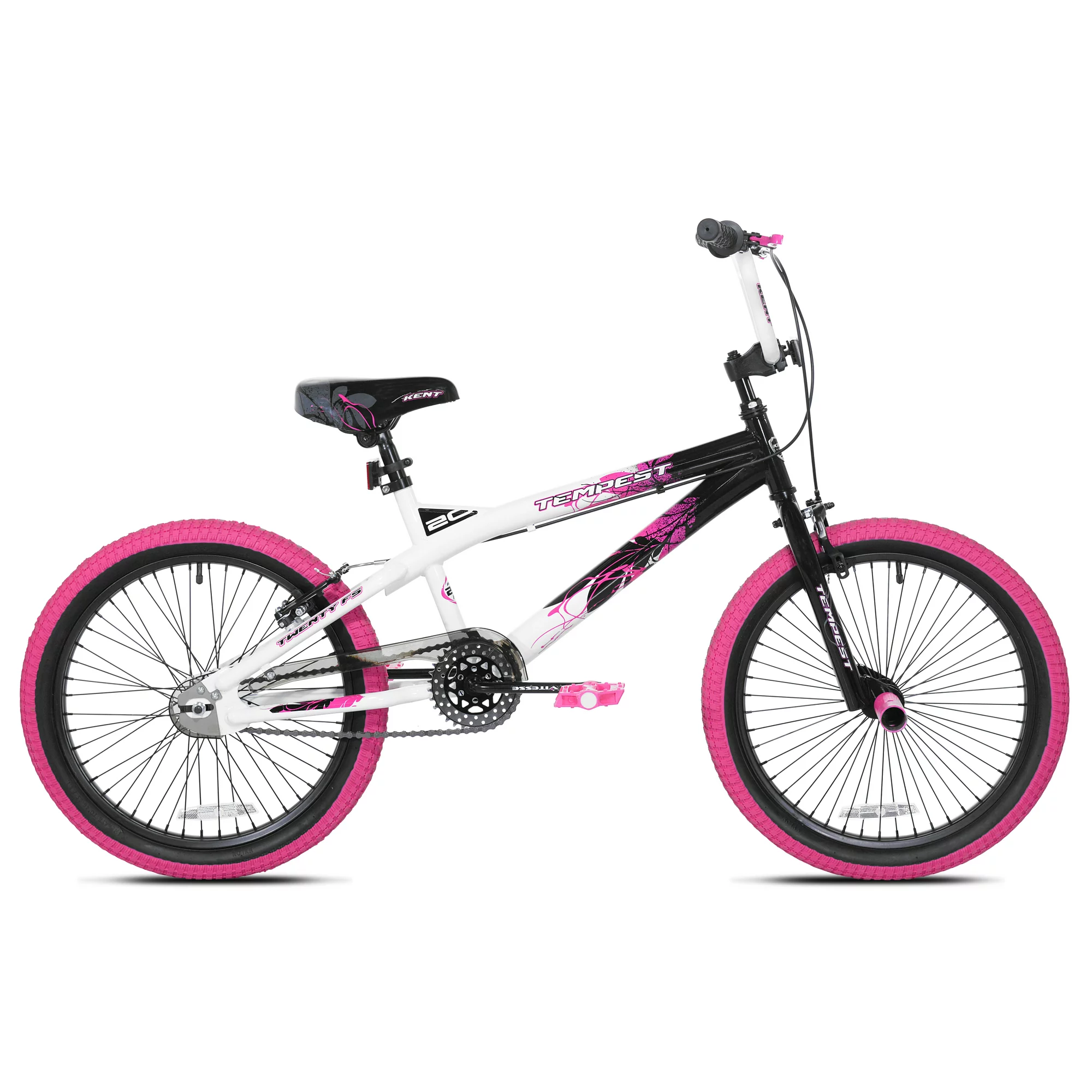 Kent Bicycles 20″ Tempest Girl-s Bike. Pink/Black/White