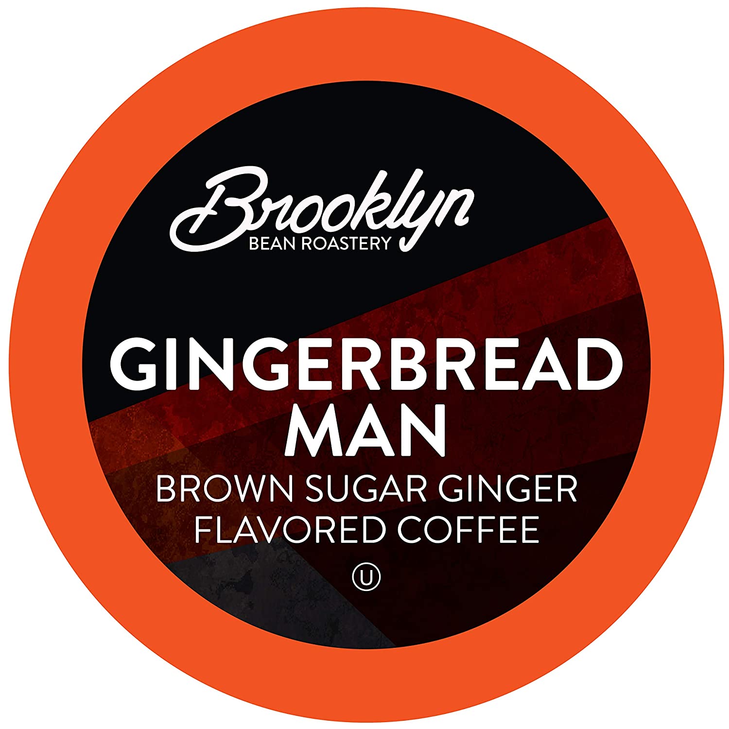 Brooklyn Beans Gingerbread Man Coffee Pods. Compatible with 2.0 K-Cup Brewers. 40 Count