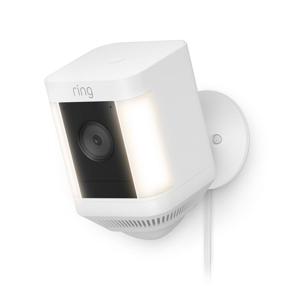 Ring B09J1TB7TB Spotlight Cam Plus. Plug-In - White