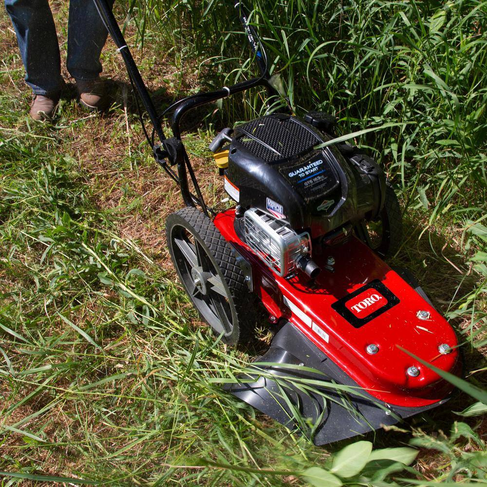 Toro 58620 22 in. 163cc Walk Behind String Mower. Cutting Swath with 4-Cycle Briggs and Stratton Engine