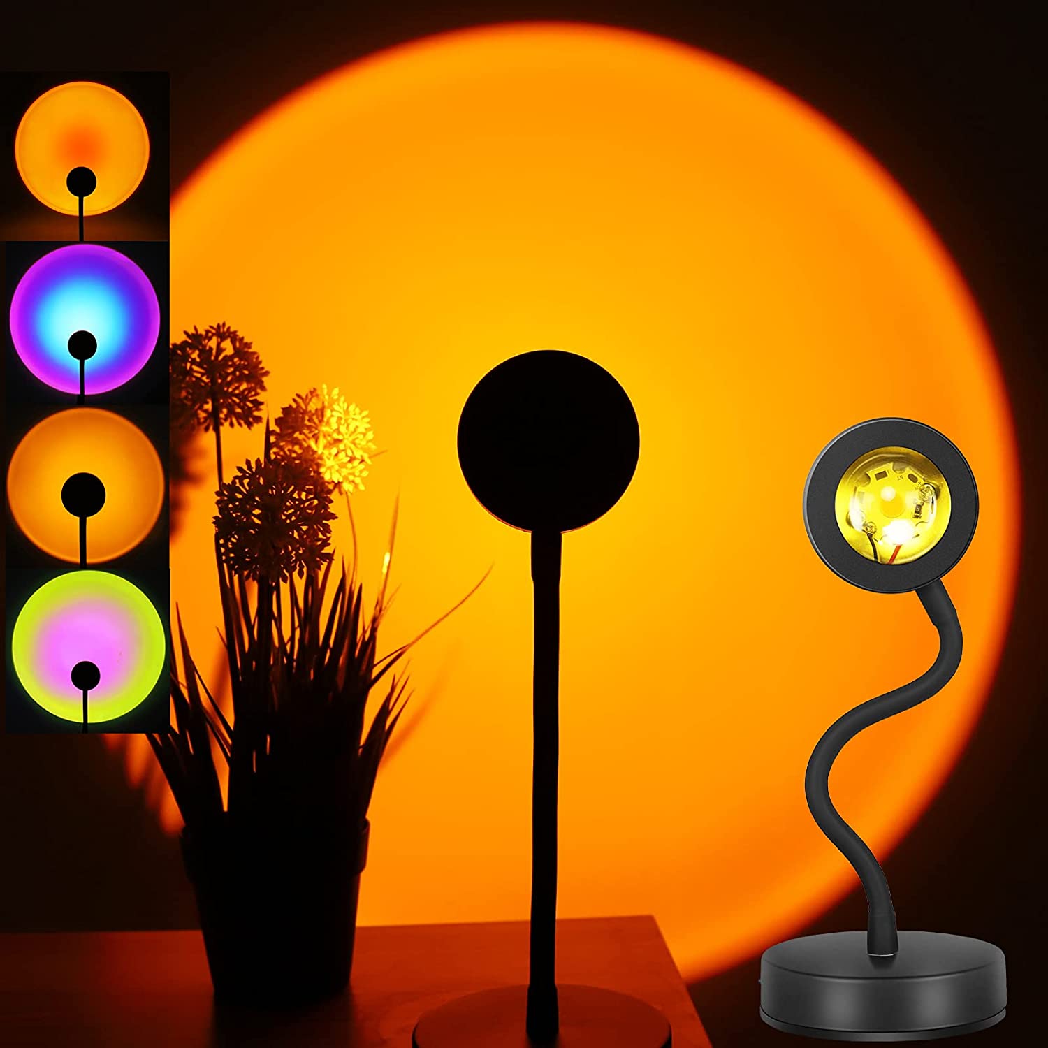 Sunset Lamp Projector Sunset Projection Lamp. Night Light Projector LED Lamp