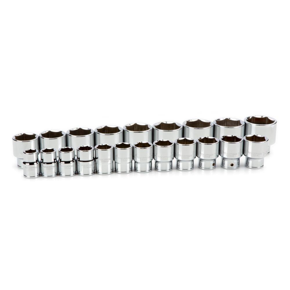 TEKTON SHD93013 3/4 in. Drive 6-Point Socket Set. 3/4-2 in. (21-Piece)