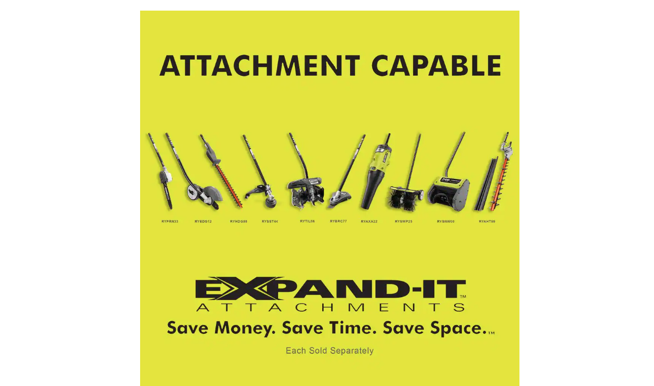 RYOBI RYBRC77 Expand-It 8 in. Brush-Cutter Trimmer Attachment