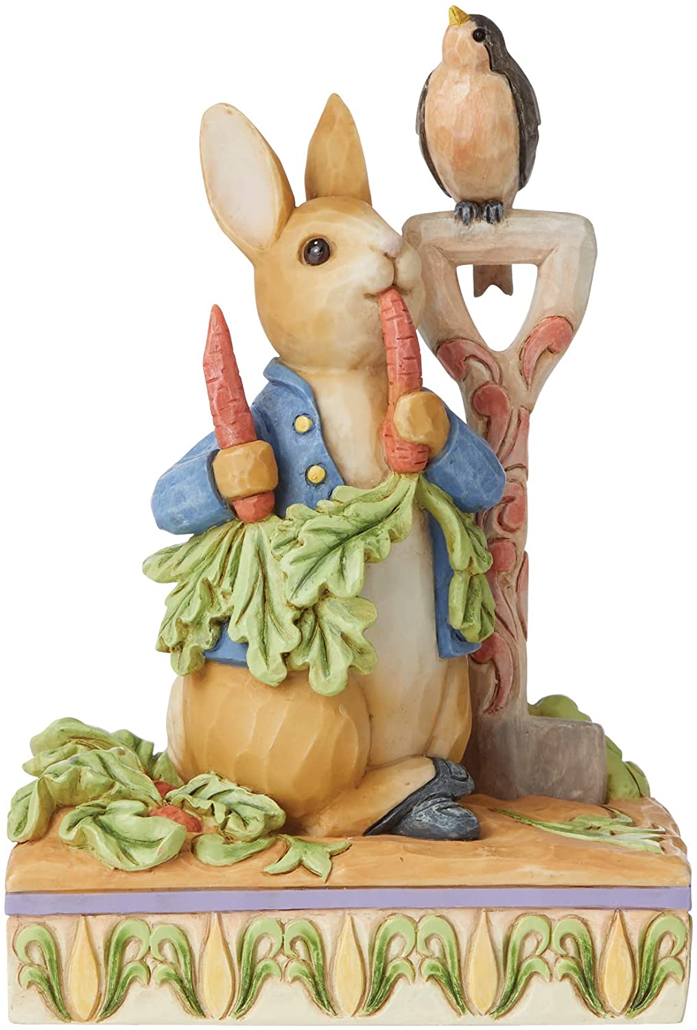 Enesco Jim Shore Heartwood Creek Peter Rabbit in Garden Figurine