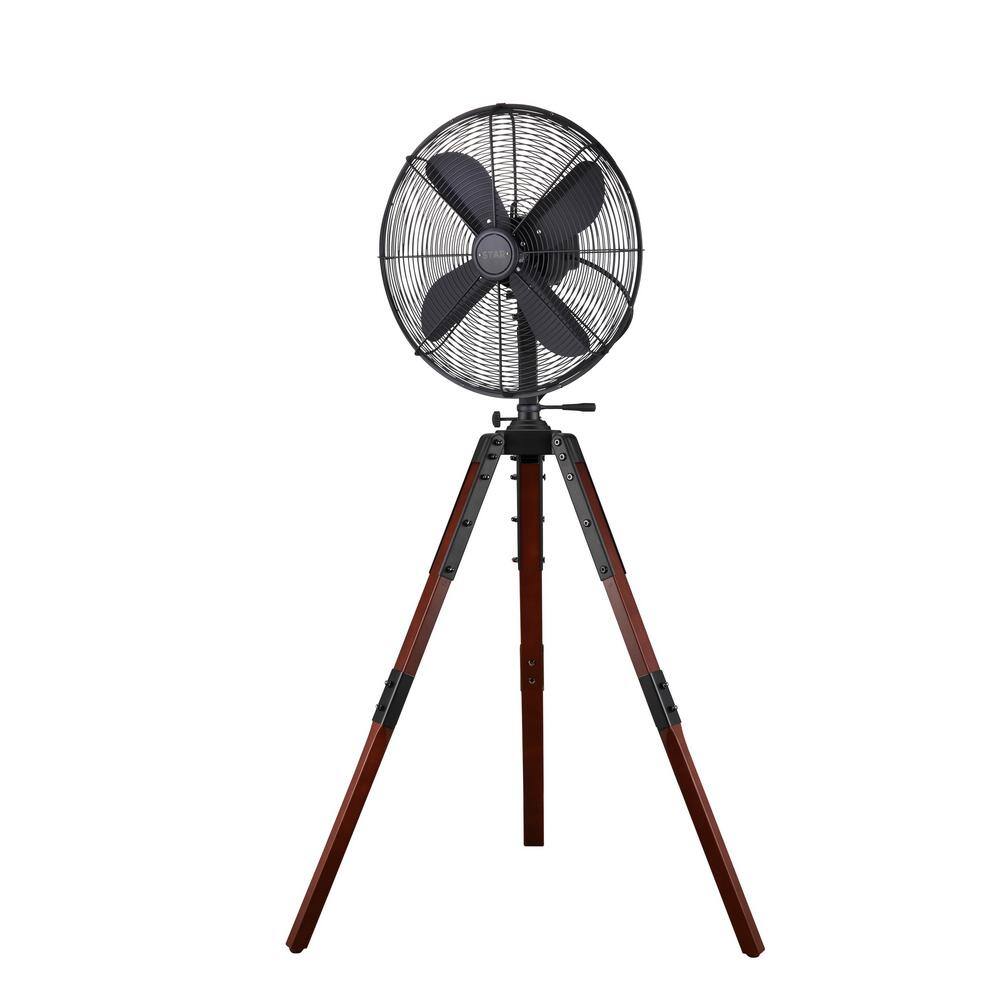 Unbranded startr16bl Star Tripod Adjustable-Height 16 in. Oscillating Pedestal Fan