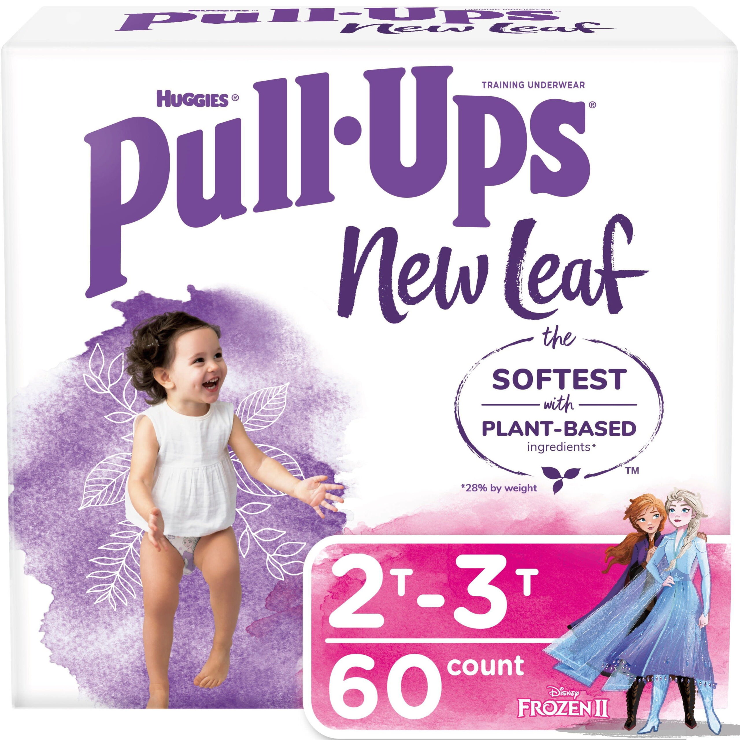 Huggies Pull-Ups New Leaf Girls- Disney Frozen Potty Training Pants. 60 Ct. 2T-3T (16-34 lb.)