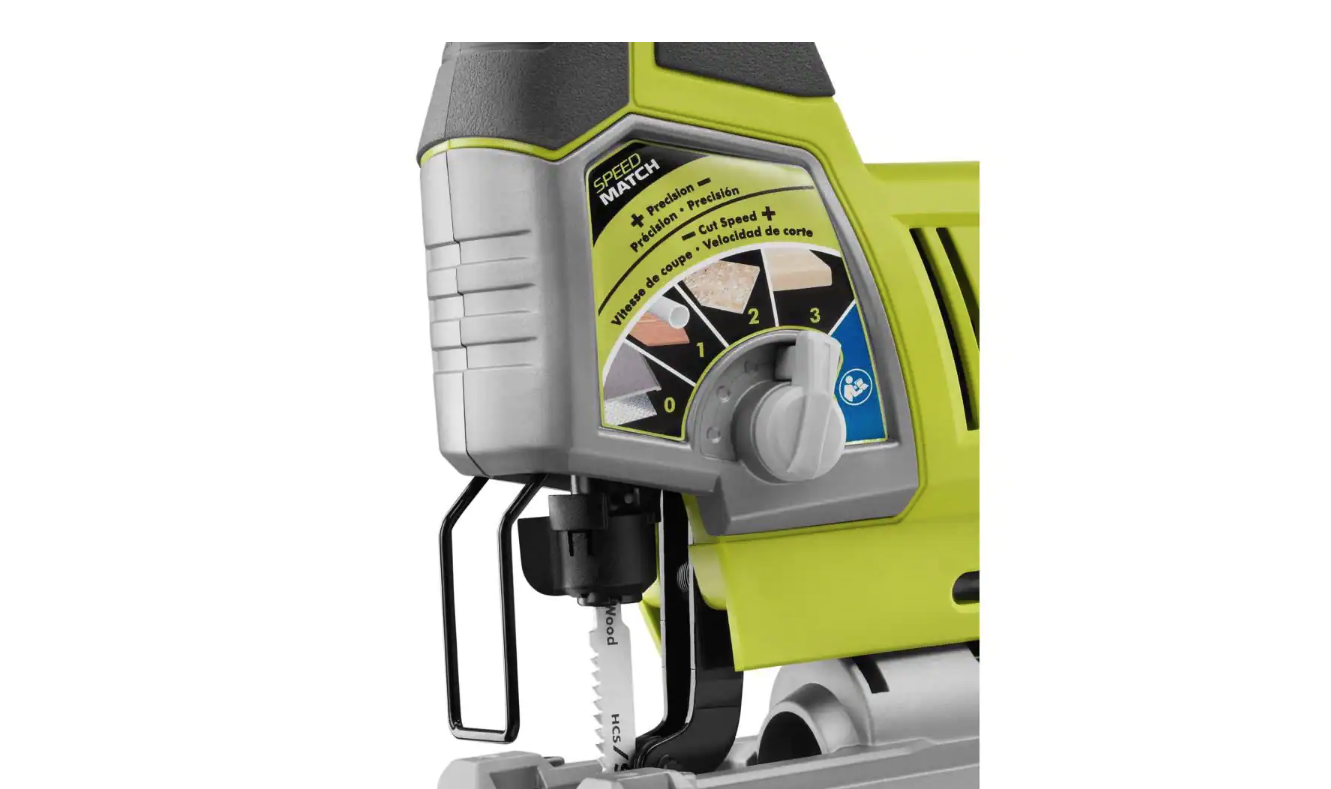 RYOBI JS481LG 4.8 Amp Corded Variable Speed Orbital Jig Saw