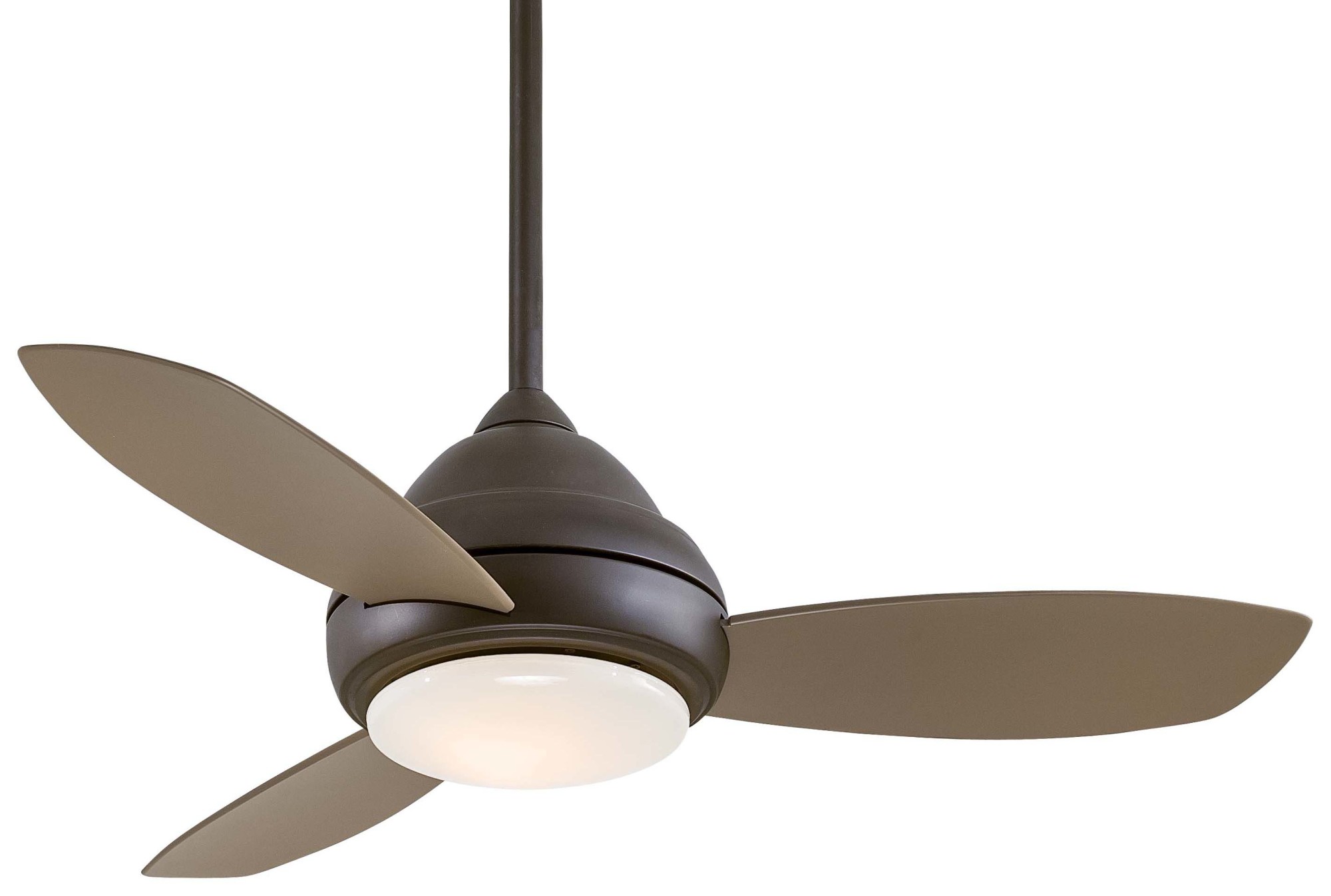Minkaaire Concept I 44 Led Concept I 44″ 3 Blade Led Indoor Ceiling Fan - Bronze