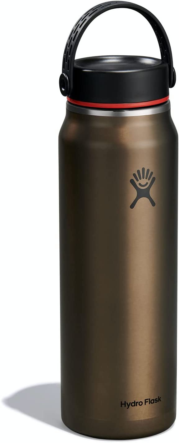 Hydro Flask 32oz Lightweight Wide Mouth Trail Series Bottle (Obsidian)