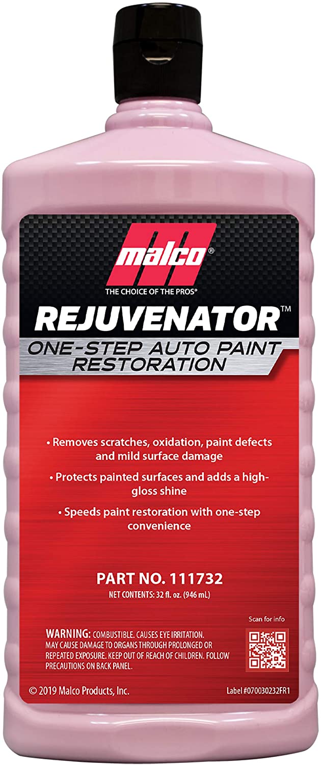 Malco Paint Rejuvenator - One Step Automotive Paint Restoration. Car Polishe. 32 Fl Oz (111732)