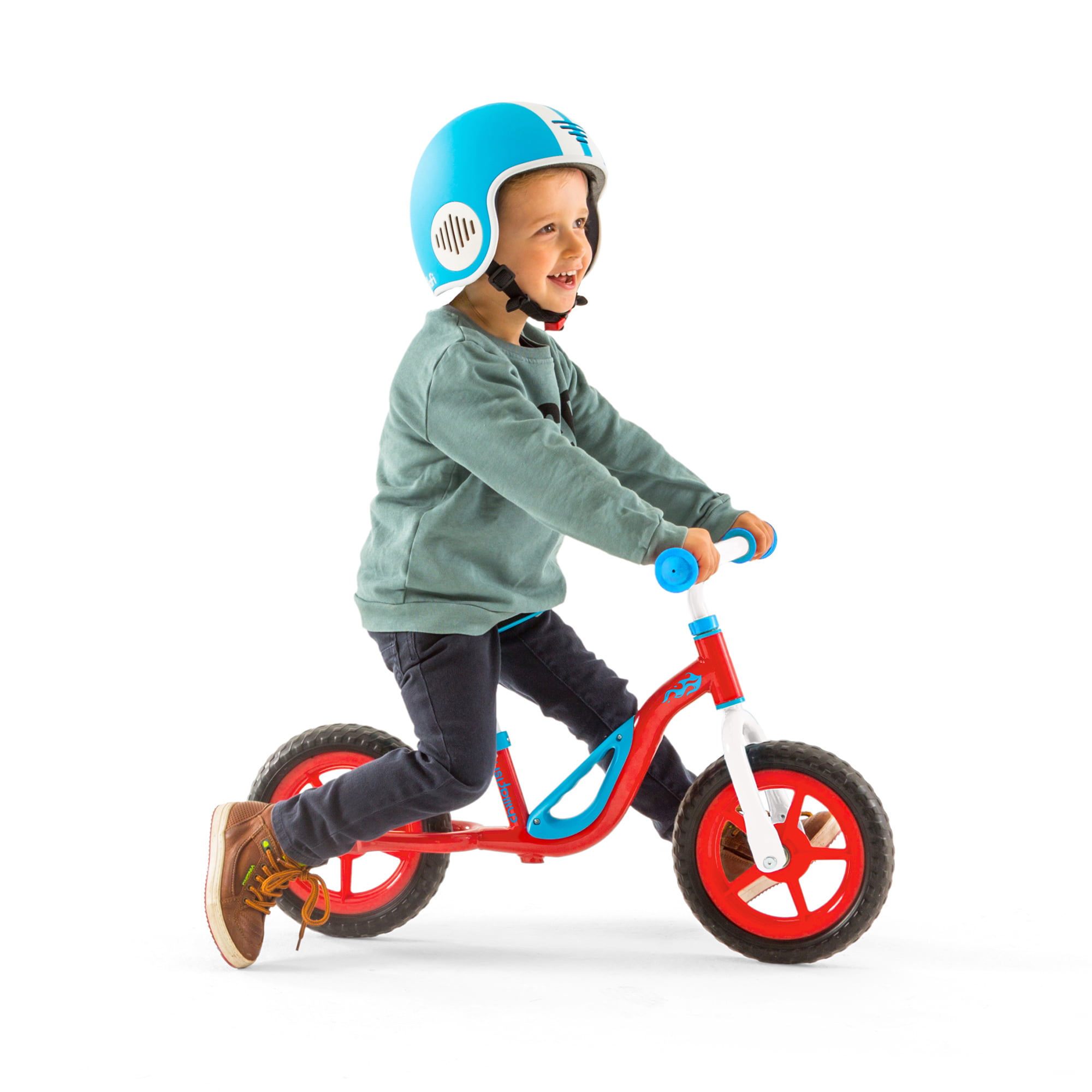 Charlie 10 inch Balance Bike lightweight. Adjustable Seat and Handlebar. Red