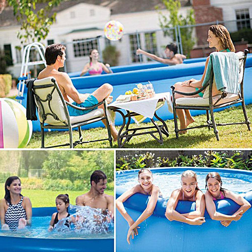 BYY727-1 10 ft. Round 30 in. Inflatable Swimming Pool Above Ground