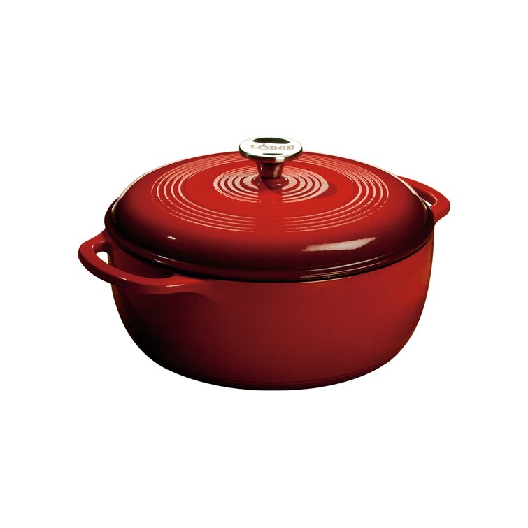 Lodge Enamel Cast Iron Dutch Oven - 7.5qt