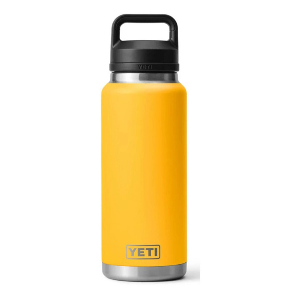 YETI Rambler 36 oz Bottle. Vacuum Insulated. Stainless Steel with Chug Cap. Alpine Yellow