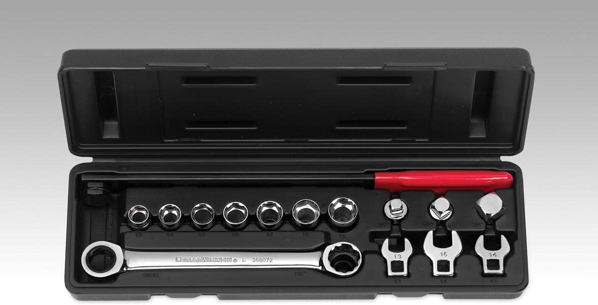 GEARWRENCH 15 Piece Ratcheting Serpentine Belt Tool Set - 3680D