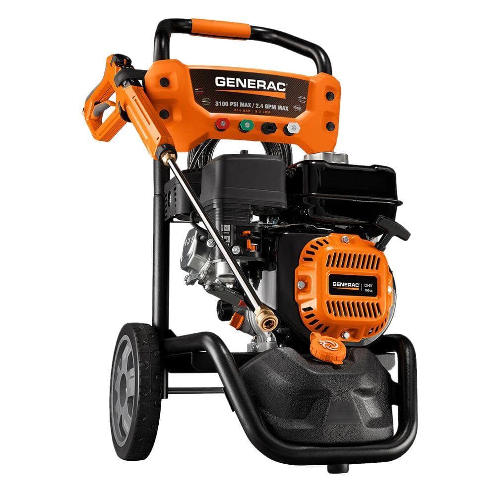 Generac 70191 3100 PSI 2.4 GPM Gas Pressure Washer